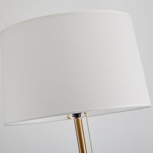 Mila Metal Floor Lamp White Shade - Staunton and Henry