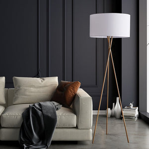Miro Gold Tripod Floor Lamp - Staunton and Henry