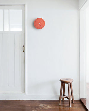 12 inch Concrete Wall Clock with Numbers - Staunton and Henry