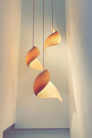 Studio Vayehi Wing Wood Veneer Ceiling Light - Staunton and Henry