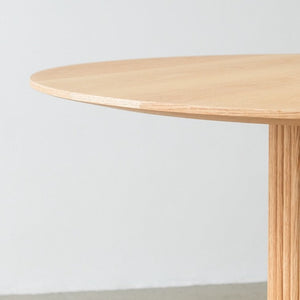 Art Deco Solid Wood Round Dining Table - Staunton and Henry