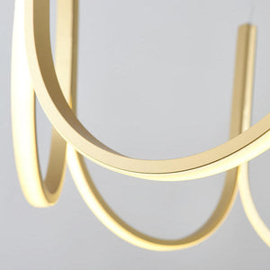 Modern Art Deco U Shape Chandelier - Staunton and Henry