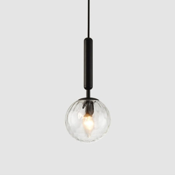 Dimpled Glass Globe Pendant Light - Staunton and Henry