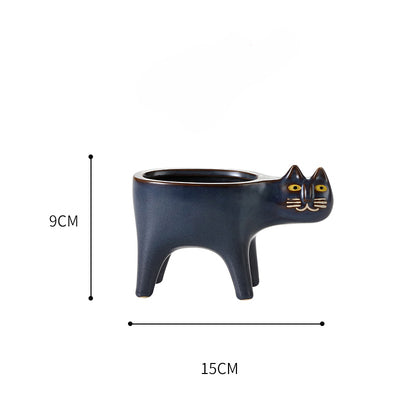 Cute Cat Plant Pot - Staunton and Henry