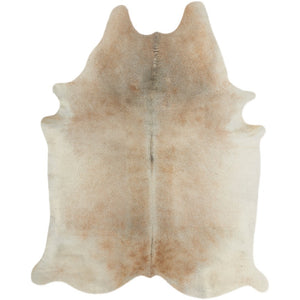 Premium Champagne Faux Cowhide Rug - Staunton and Henry