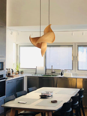 Studio Vayehi Wing Wood Veneer Ceiling Light - Staunton and Henry