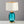 Elegant Blue Glass Table Lamp - Staunton and Henry