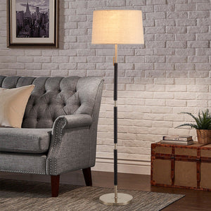 Mila Metal Floor Lamp White Shade - Staunton and Henry