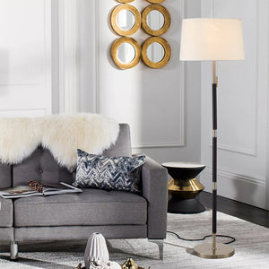Mila Metal Floor Lamp White Shade - Staunton and Henry