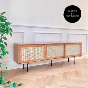 Mid Cenutry Modern Wood TV Cabinet - Staunton and Henry