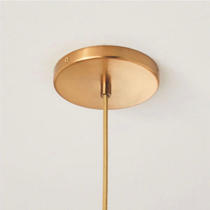 Modern Brass and Glass Pendant Light - Staunton and Henry