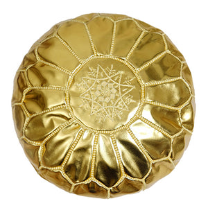 Moroccan Leather Pouf - Staunton and Henry