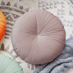 Georgian Round Velvet Throw Cushion - Staunton and Henry