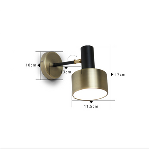 Gio Copper Adjustable Wall Light - Staunton and Henry