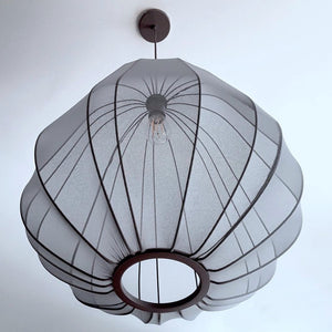 Modern Fabric Lantern Hanging Light - Staunton and Henry