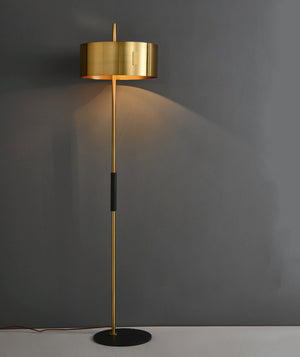 Mondo Gold and Black Floor Lamp - Staunton and Henry
