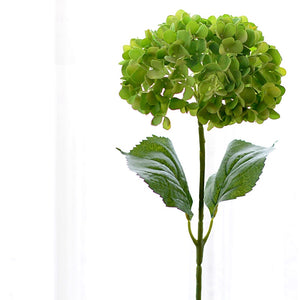 White Hydrangea Silk Flowers Stem - Staunton and Henry