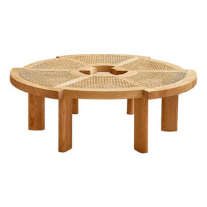 Replica Rio Low Rattan and Wood Coffee Table - Staunton and Henry