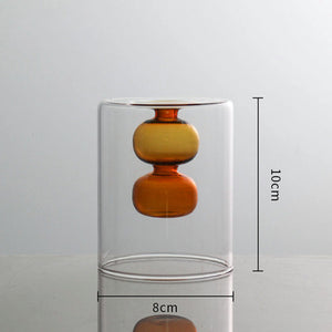 Inside Out Double Walled Glass Vase - Staunton and Henry