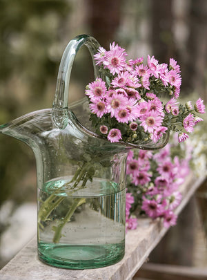 Pink Tote Bag Glass Vase - Staunton and Henry