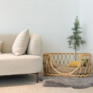 Rattan Pet Bed - Staunton and Henry