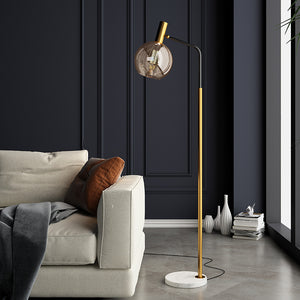 Orbit Glass Shade Floor Lamp - Staunton and Henry