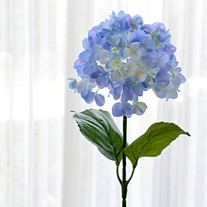 White Hydrangea Silk Flowers Stem - Staunton and Henry