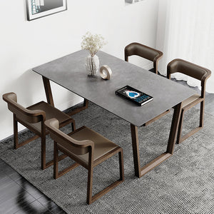 Gray Sintered Stone Top Dining Table - Staunton and Henry