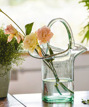 Pink Tote Bag Glass Vase - Staunton and Henry
