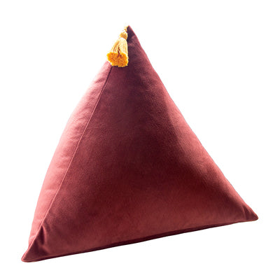 3D Velvet Triangle Throw Cushion - Staunton and Henry