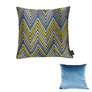 Chevron Pattern Throw Cushions - Staunton and Henry