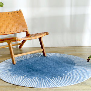 Arbus Modern Yellow Round Rug - Staunton and Henry
