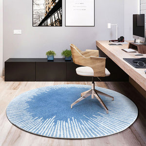Arbus Modern Yellow Round Rug - Staunton and Henry