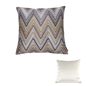Chevron Pattern Throw Cushions - Staunton and Henry