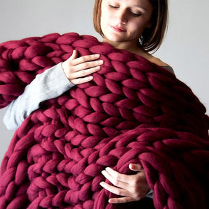 Chunky Knit Throw Blanket - Staunton and Henry