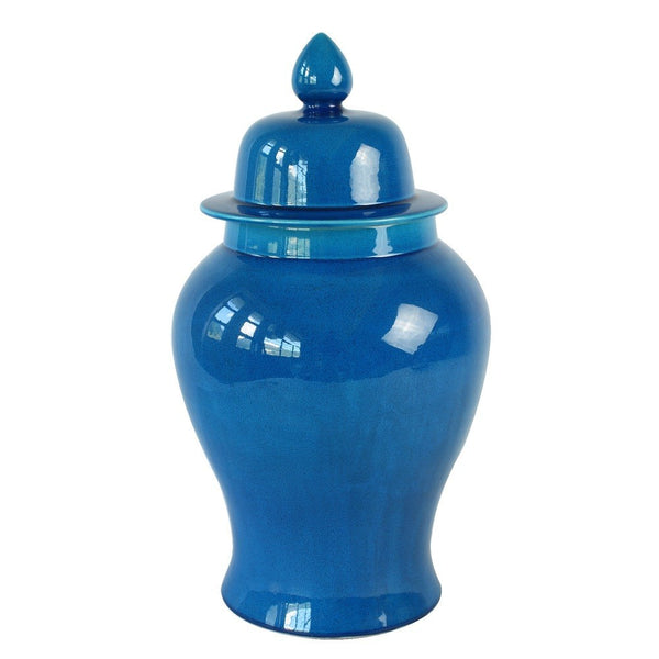 Blue Ceramic Chinese Urn - Staunton and Henry