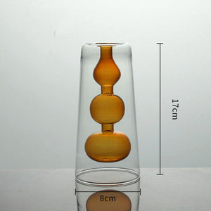 Inside Out Double Walled Glass Vase - Staunton and Henry