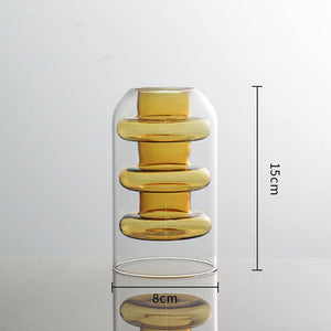 Inside Out Double Walled Glass Vase - Staunton and Henry