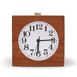 Modern Classic Alarm Clock with Beech Wood Frame - Staunton and Henry