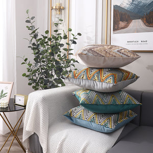 Chevron Pattern Throw Cushions - Staunton and Henry