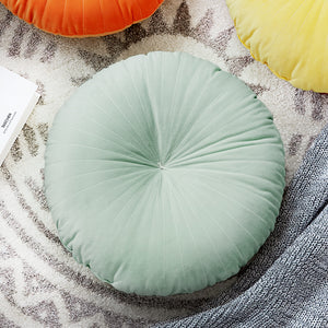 Georgian Round Velvet Throw Cushion - Staunton and Henry