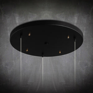 Black Multi Ceiling Light Mount Cover - Staunton and Henry