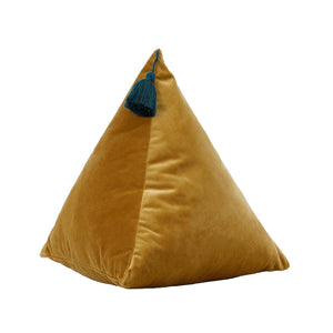 3D Velvet Triangle Throw Cushion - Staunton and Henry