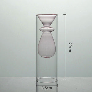 Inside Out Double Walled Glass Vase - Staunton and Henry