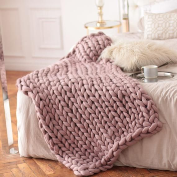 Chunky Knit Throw Blanket - Staunton and Henry