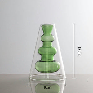 Inside Out Double Walled Glass Vase - Staunton and Henry