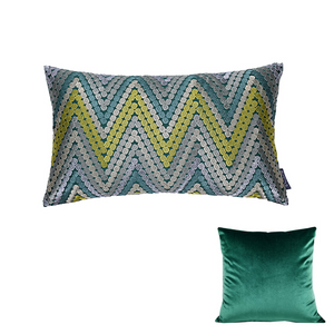 Chevron Pattern Throw Cushions - Staunton and Henry