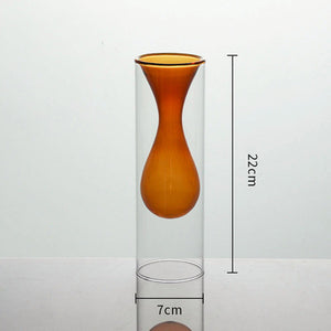 Inside Out Double Walled Glass Vase - Staunton and Henry