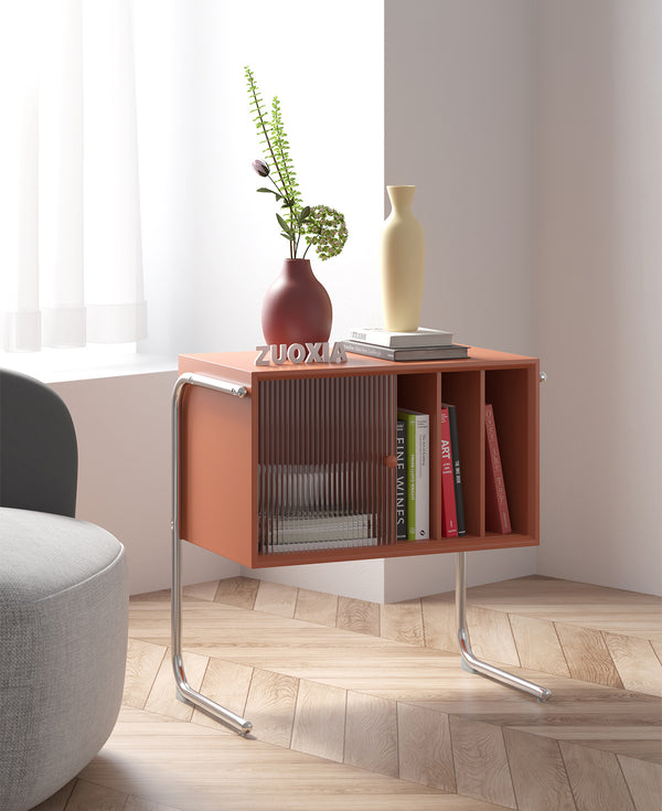 Nico Floating Shelf Side Table Cabinet - Staunton and Henry
