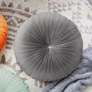 Georgian Round Velvet Throw Cushion - Staunton and Henry